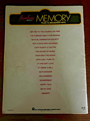 Piano Songbook Broadway Memory Plus 15 Broadway Hits Dan Fox 1984