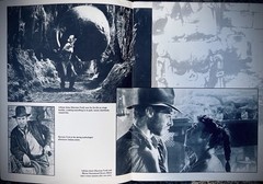 RAIDERS OF THE LOST ARK Folio of Music & MAKING OF Vintage Paperback Book Pair