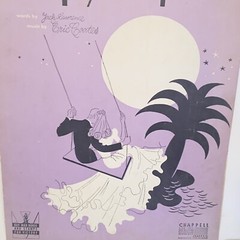 Vintage 1940 Sleepy Lagoon Sheet Music
