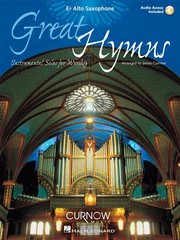 Great Hymns for Alto Sax Solo Christian Sheet Music Curnow Play-Along Book Audio