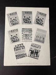 The BEATLES : Sheet Music PUNCH HOLE 1968 : –GOLDEN SLUMBERS—3810