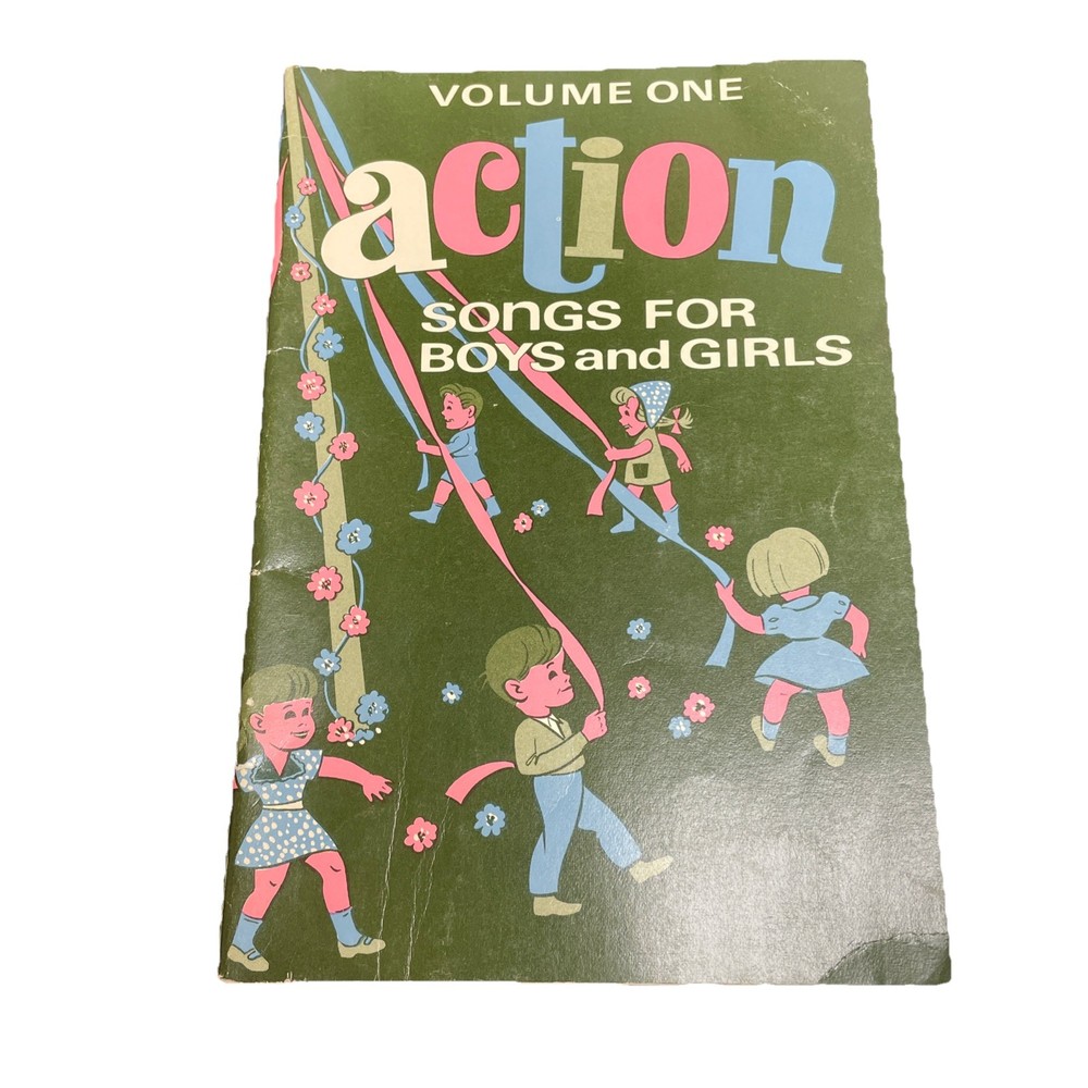 Action Songs for Boys and Girls Volume 1 Sheet Music Book Singspriation 1972