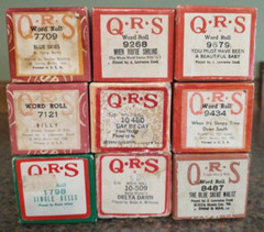 QRS Music Word Player Piano Rolls PICK FROM LIST – ASSORTED TITLES ALL TESTED