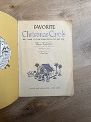 1957 *RARE* Simon and Schuster Favorite Christmas Carols Book Sheet Music