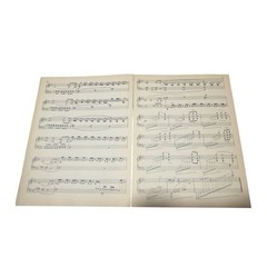 Antique 1912 Standard Opera Album Pianoforte Sheet Music Theodore Presser