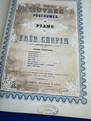 2 C.1855 Custom Bound Music Sheet Volumes ~ 2 CHOPIN & 2 Gottschalk, Hardcovers