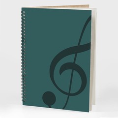 Blank Sheet Music Composition Manuscript Staff Paper Art Music Notebook Black…