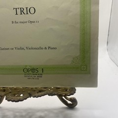 Vintage Edition Peters Beethoven Trio Op 11 Clarinet Violin Cello Piano Score