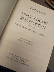 Piano Liszt Klavierwerke II Rhapsodien Nr. 9-16 No. 3600b Edition Peters