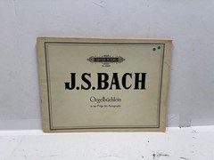 J.S. Bach Orgelbüchlein Edition Peters No. 3946 Organ Sheet Music Book