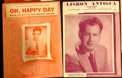 1940&rsquo;s 1950&Prime;s Vintage Lot of 5 Sheet Lyrics Words Music