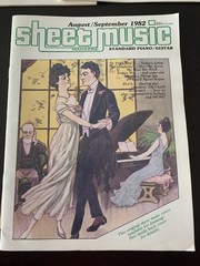 Vintage Lot of 9 Issues All 1982 Sheet Music Magazine Piano Guitar HTF Great Con