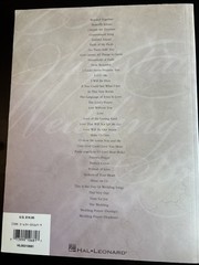 The Christian Wedding Songbook Piano / Vocal / Guitar Hal Leonard Paperback