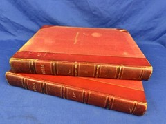 2 C.1855 Custom Bound Music Sheet Volumes ~ 2 CHOPIN & 2 Gottschalk, Hardcovers