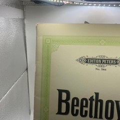Vintage Edition Peters Beethoven Trio Op 11 Clarinet Violin Cello Piano Score