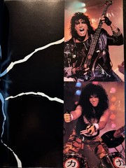 KISS Crazy Nights Songbook. Rare 1987 Gene Paul Bruce Kulick Eric Carr