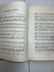 Antique Victorian Leather Bound Sheet Music Book Carrie L. Colton Many Songs