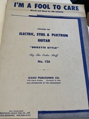 I’m A Fool To Car Ted Daffan Orkette Style Oahu Electric Steel Guitar