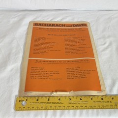 Bacharach & David Raindrops Keep Fallin&rsquo; On My Head Piano Musicals Sheet Music