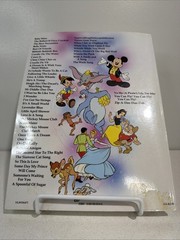 The Disney Collection Best Loved Songs Sheet Music Vocal Guitar Piano VNTG. 1988