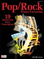 Pop Rock Piano Favorites Sheet Music Piano Collection Book NEW 002501400