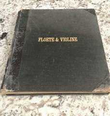 Handwritten Bound Sheet Music 1880s German Milwaukee Zither Violin Guitar Vocal