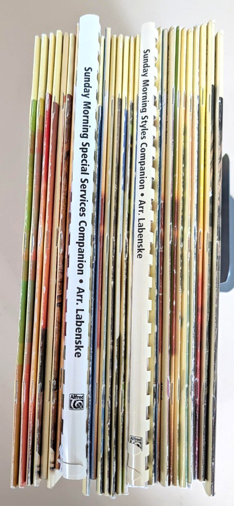 Lot of 25 Alfred&rsquo;s Sacred Performers Collections, Christian Music/Hymns/Worship