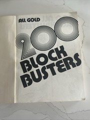 200 All Gold Blockbusters Songbook – Piano, Vocal, Organ