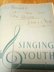 Singing Youth Music Book 1937 C.C. Birchard & Company Vtg HC