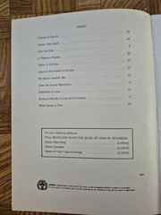 THE MUSIC OF JOHN W. PETERSON Organ Songbook arrangements by P Mickelson, 1976