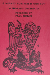Vintage Sheet Music/Book A Mighty Fortress Is Our God A Chorale Concerto Bunjes