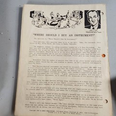 Vintage Accordian Sheet Music Books Swing Waltz 1950 OAHU X Series Lessons