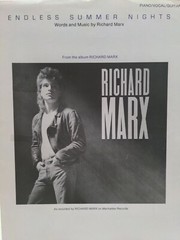 Endless Summer Nights Sheet Music Richard Marx Piano Guitar Voice 80s Pop F4i