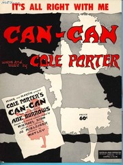 Cole PORTER – IT’S ALL RIGHT WITH ME: Can-Can – &rsquo;53 Broadway song sheet