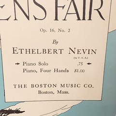 Antique 1892 Shepherds All and Maidens Fair Piano Solo Sheet Music