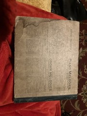 Antique 1886 Organ music instrument book Western Cottage Organ Co P rare collect