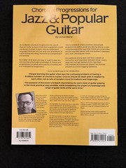 Chords & Progressions for Jazz & Popular Guitar Sheet Music Book NEW 014006679