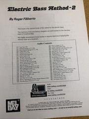 Electric Bass Method Volume 2 by roger-filiberto With Online Access Very Good