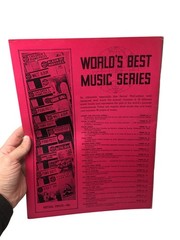 The World&rsquo;s Best Children&rsquo;s Piano pieces Vintage Sheet Music Book
