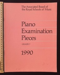 Associated Board Royal Schools of Music Piano Examination Pieces 1990 Grade 7