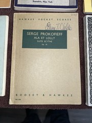 MULTIPLE MINIATURE ORCHESTRA SCORES 2 SIGNED BY EDWIN P. CHILDS READ DESCRIPTION