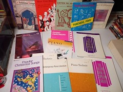 Piano Technique Books Contemporary Piano Literature Basic Piano Lesson Books Lot