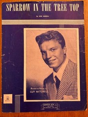 1951 « Sparrow In The Tree Top » sheet music by Guy Mitchell