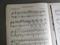 Gold and Silver – by Franz Lehar – 1936 Piano Solo sheet music