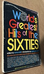 Vtg Sheet Music Worlds Greatest Hits Of The Sixties Voice Piano Guitar Book 1971