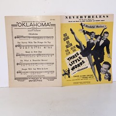 Vintage 1931 Nevertheless Sheet Music from Three Little Words Fred Astaire Cover