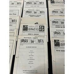 Sheet Music Large Bulk Lot Vintage Barbershop Quartet Harmony Heritage Songs