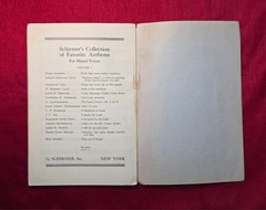 1939 Schirmer’s Collection Favorite Anthems Vol II Mixed Voices Sheet Music