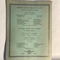 Chas. Dancla Op,89 Six Airs Varies for Violin & Piano Sheet Music – Carl Fisher