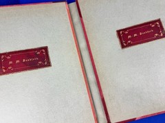 2 C.1855 Custom Bound Music Sheet Volumes ~ 2 CHOPIN & 2 Gottschalk, Hardcovers